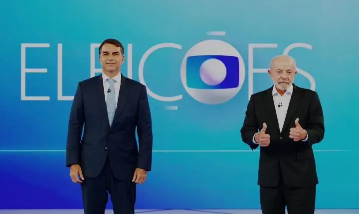 Lula e Flávio Bolsonaro trocam ofensas em debate na Globo e discutem dívidas, salário mínimo e SUS